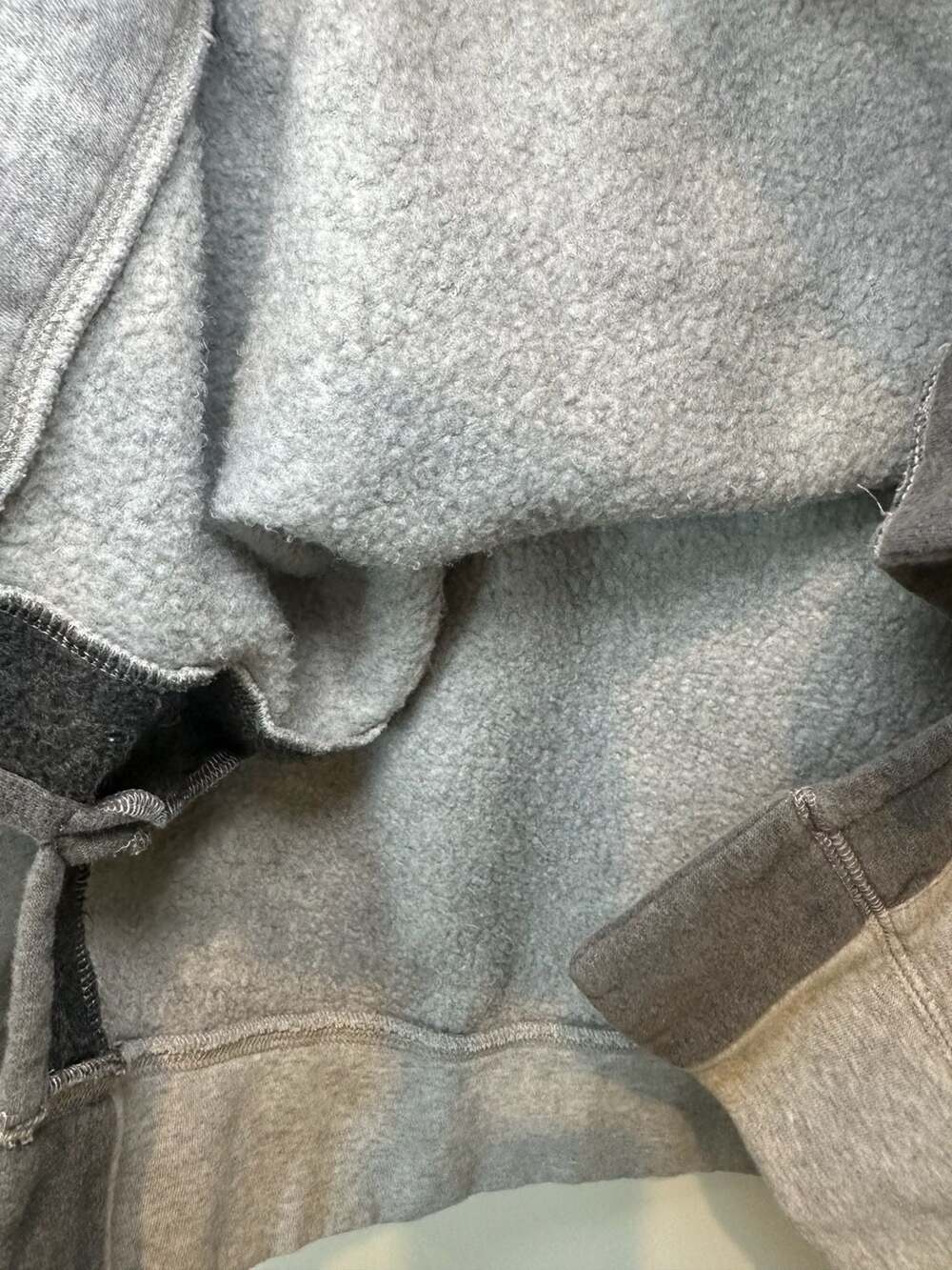 T by Talbots Gray and Dark Gray Contrast Trim Long Sleeve Pullover Sweatshirt XL - Picture 5 of 5
